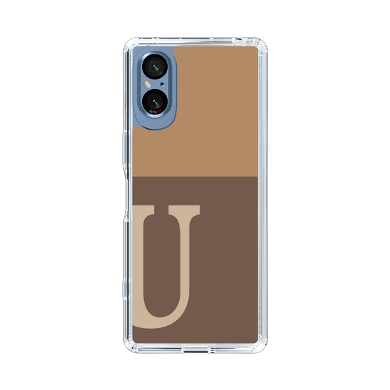 Slim Protection Case［ Original - initial two tone - U brown ］