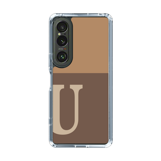 Slim Protection Case［ Original - initial two tone - U brown ］