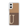Slim Protection Case［ Original - initial two tone - U brown ］