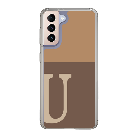 Slim Protection Case［ Original - initial two tone - U brown ］