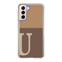Slim Protection Case［ Original - initial two tone - U brown ］