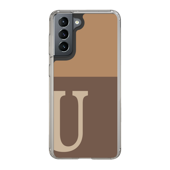 Slim Protection Case［ Original - initial two tone - U brown ］