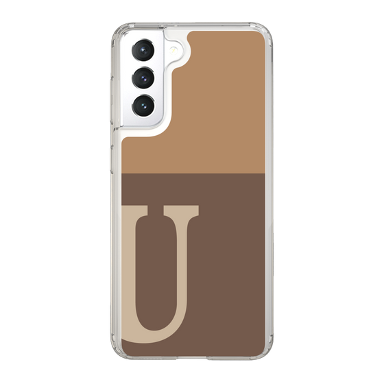 Slim Protection Case［ Original - initial two tone - U brown ］