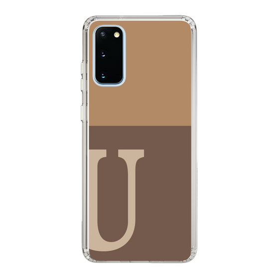 Slim Protection Case［ Original - initial two tone - U brown ］