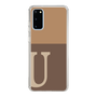 Slim Protection Case［ Original - initial two tone - U brown ］
