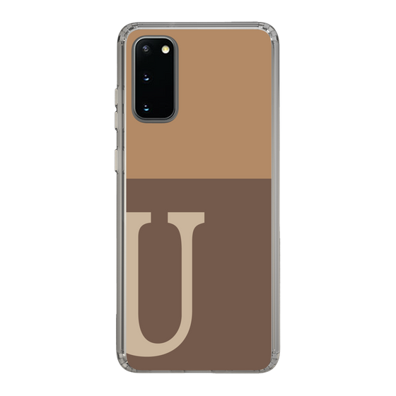 Slim Protection Case［ Original - initial two tone - U brown ］