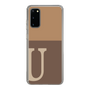 Slim Protection Case［ Original - initial two tone - U brown ］