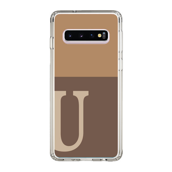 Slim Protection Case［ Original - initial two tone - U brown ］
