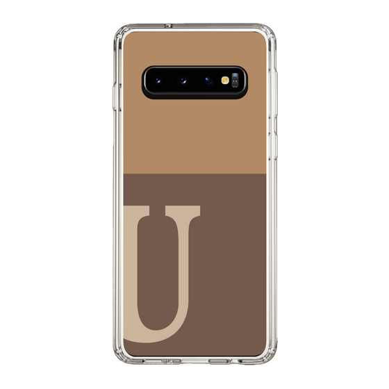 Slim Protection Case［ Original - initial two tone - U brown ］