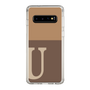Slim Protection Case［ Original - initial two tone - U brown ］