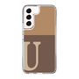 Slim Protection Case［ Original - initial two tone - U brown ］