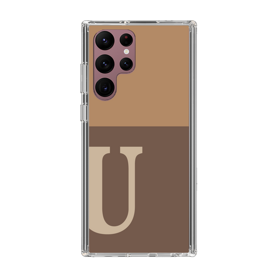 Slim Protection Case［ Original - initial two tone - U brown ］