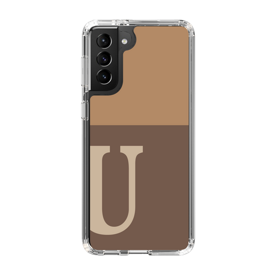 Slim Protection Case［ Original - initial two tone - U brown ］