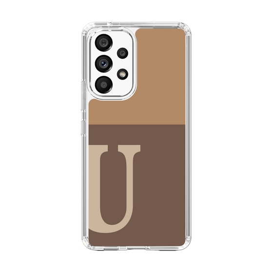 Slim Protection Case［ Original - initial two tone - U brown ］