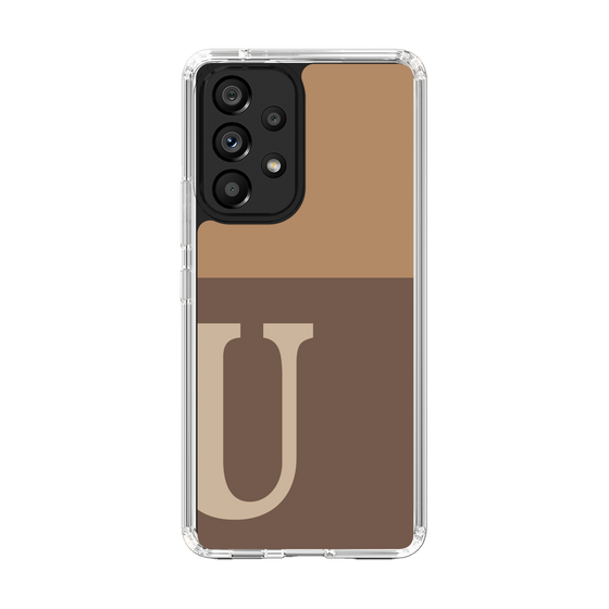 Slim Protection Case［ Original - initial two tone - U brown ］