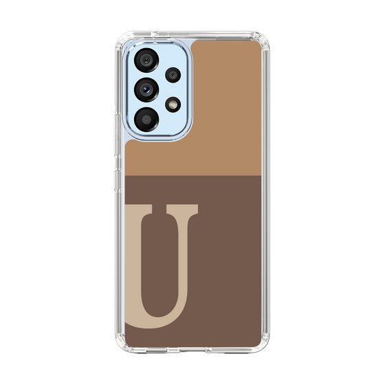 Slim Protection Case［ Original - initial two tone - U brown ］