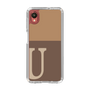 Slim Protection Case［ Original - initial two tone - U brown ］