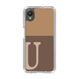 Slim Protection Case［ Original - initial two tone - U brown ］