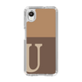 Slim Protection Case［ Original - initial two tone - U brown ］