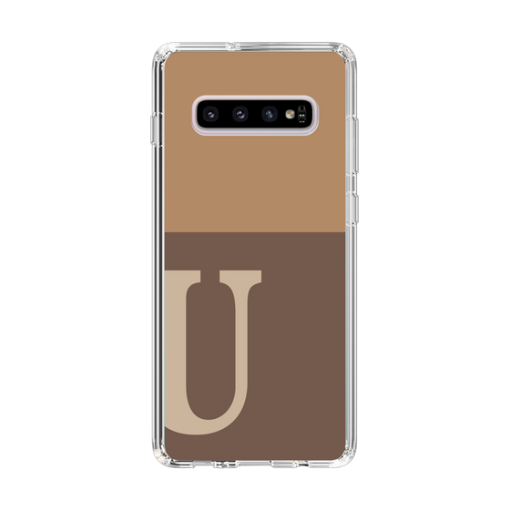Slim Protection Case［ Original - initial two tone - U brown ］