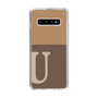 Slim Protection Case［ Original - initial two tone - U brown ］