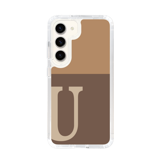 Slim Protection Case［ Original - initial two tone - U brown ］