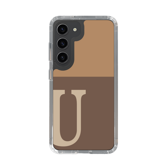 Slim Protection Case［ Original - initial two tone - U brown ］