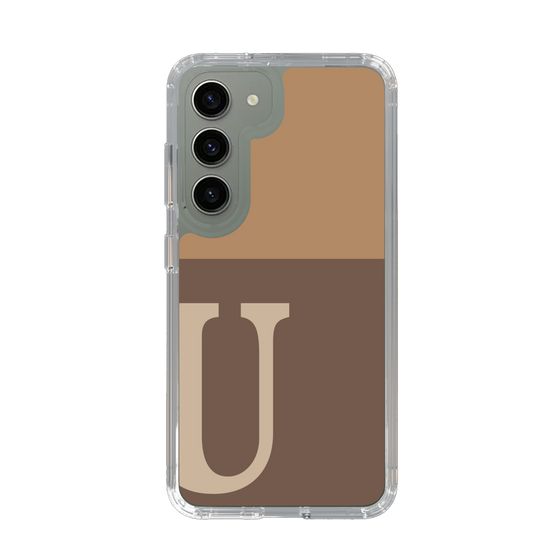 Slim Protection Case［ Original - initial two tone - U brown ］