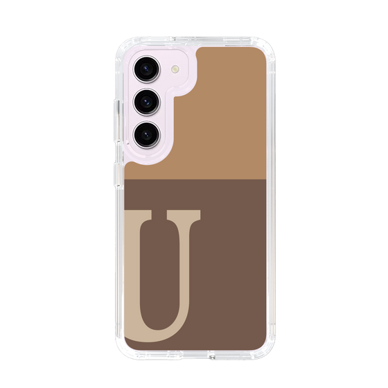 Slim Protection Case［ Original - initial two tone - U brown ］