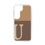 Slim Protection Case［ Original - initial two tone - U brown ］