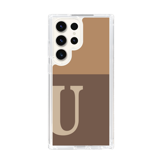 Slim Protection Case［ Original - initial two tone - U brown ］