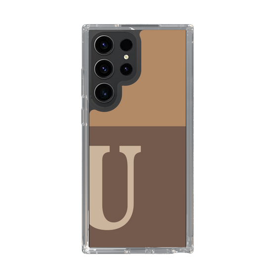 Slim Protection Case［ Original - initial two tone - U brown ］