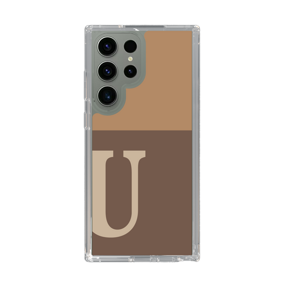 Slim Protection Case［ Original - initial two tone - U brown ］
