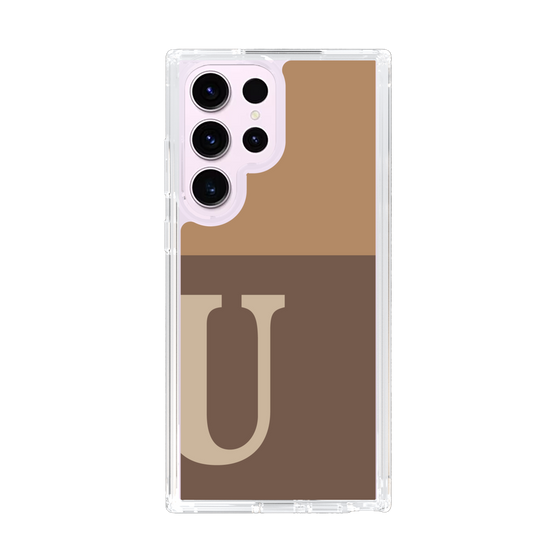 Slim Protection Case［ Original - initial two tone - U brown ］
