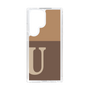 Slim Protection Case［ Original - initial two tone - U brown ］