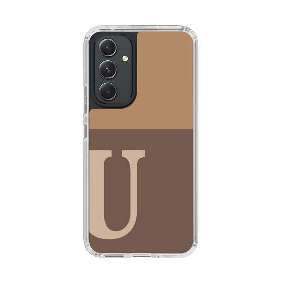 Slim Protection Case［ Original - initial two tone - U brown ］