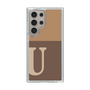 Slim Protection Case［ Original - initial two tone - U brown ］