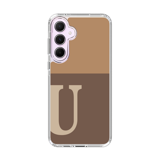 Slim Protection Case［ オリジナル - initial two tone - U brown ］
