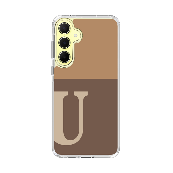 Slim Protection Case［ オリジナル - initial two tone - U brown ］