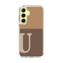 Slim Protection Case［ オリジナル - initial two tone - U brown ］