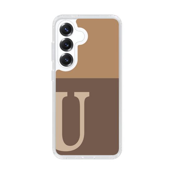 Slim Protection Case［ Original - initial two tone - U brown ］
