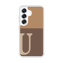 Slim Protection Case［ Original - initial two tone - U brown ］