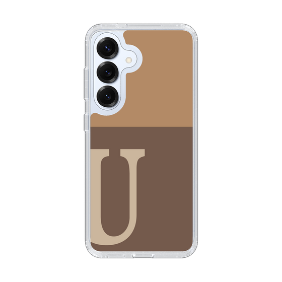 Slim Protection Case［ Original - initial two tone - U brown ］