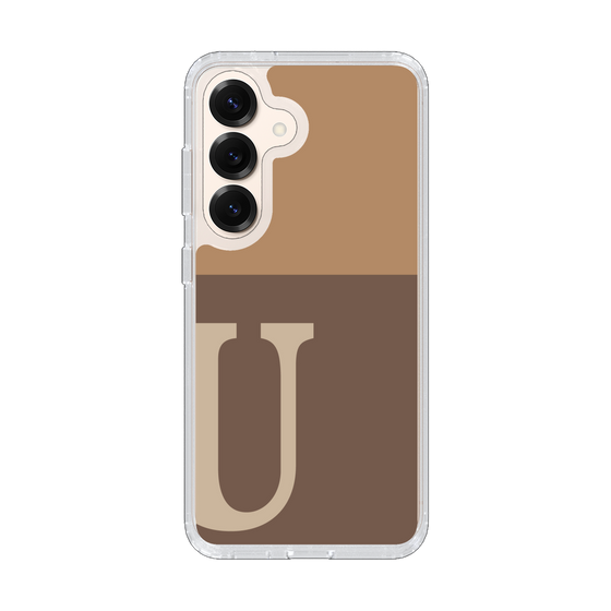 Slim Protection Case［ Original - initial two tone - U brown ］