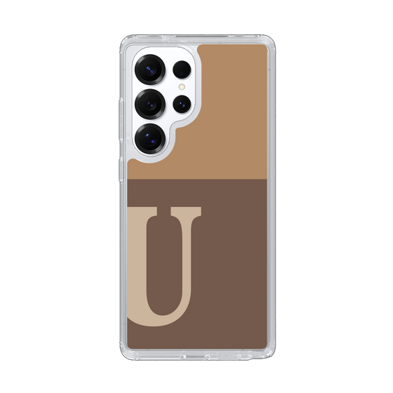 Slim Protection Case［ Original - initial two tone - U brown ］
