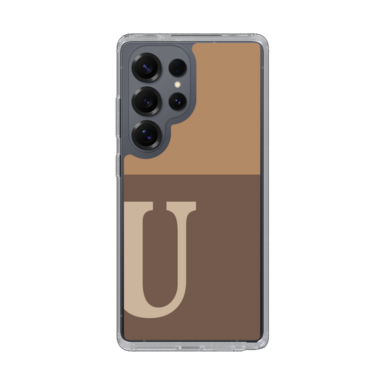 Slim Protection Case［ Original - initial two tone - U brown ］
