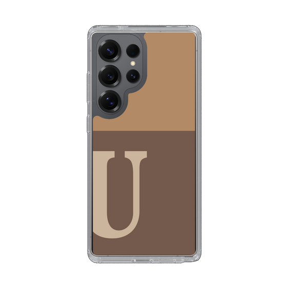 Slim Protection Case［ Original - initial two tone - U brown ］