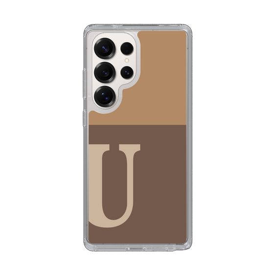 Slim Protection Case［ Original - initial two tone - U brown ］