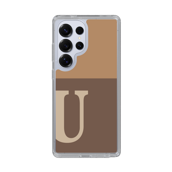 Slim Protection Case［ Original - initial two tone - U brown ］