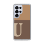 Slim Protection Case［ Original - initial two tone - U brown ］